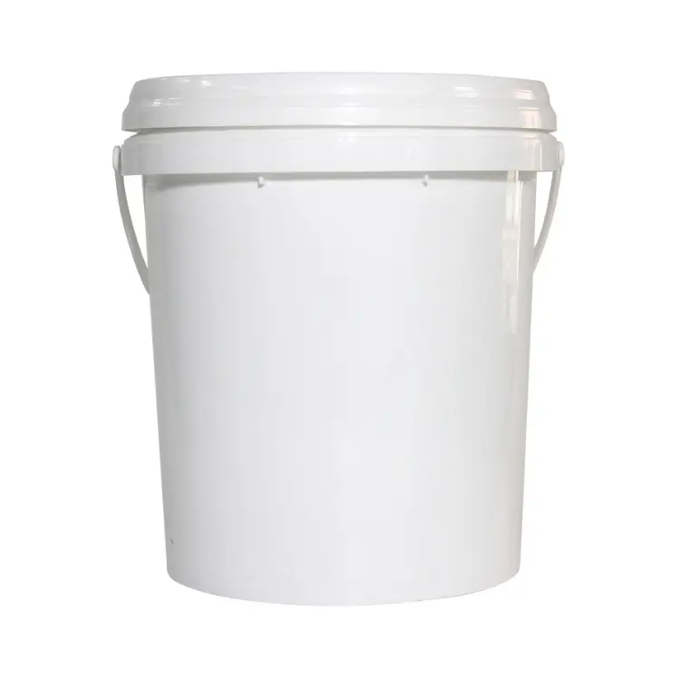 Tipos de bucket preto de 20 l plástico balde, pail preto 20 litros plástico pai/plástico pail durm com tampa selada e alça