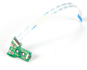 Für PS4 Controller USB Lade Buchse Bord Für PS4 Gamepad Bord Ladegerät JDS 001 011 030 040 Mit 12Pin Flex band Kabel - Product Image 5