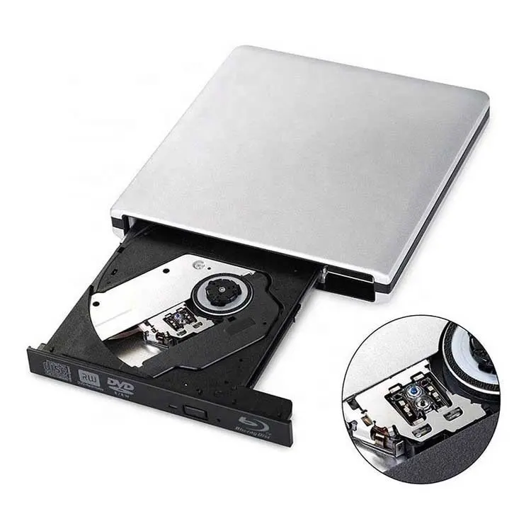 고품질 Usb 3.0 Dvd 플레이어 외부 Dvd 라이터 3d 휴대용 블루 레이 플레이어