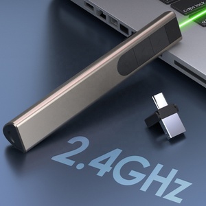 Penna per tornitura di pagine Laser 2812 penna vocale multimediale ad alta potenza proiezione PPT telecomando penna puntatore per schermo a LED a luce verde - Product Image 2