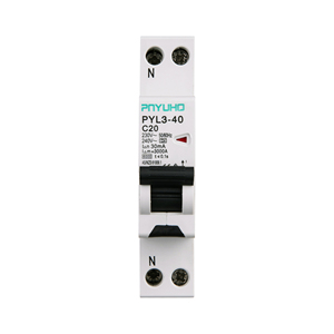 高品質aタイプ25 Amp RCBO 6KA 1P + N 30mA曲線C残留電流作動回路ブレーカーミニチュア回路ブレーカー - Product Image 2