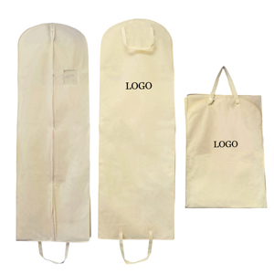 Chất lượng cao Bridal bụi che cho dài Wedding Gown xách tay có thể gập lại phù hợp với túi may mặc dây kéo đóng cửa biểu tượng tùy chỉnh - Product Image 2