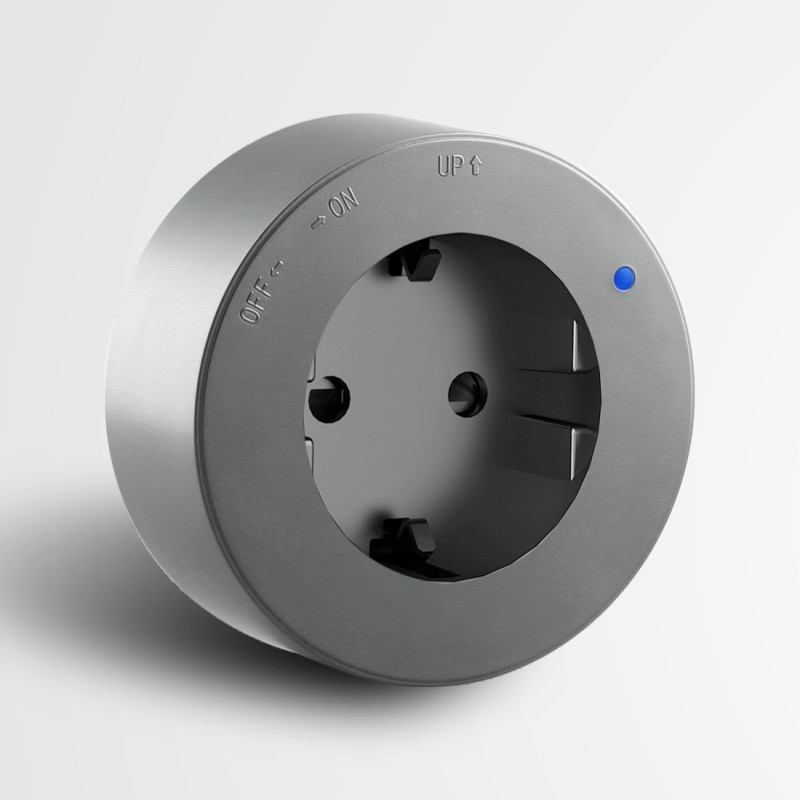 gray european standard adapter - - 2 hole 13