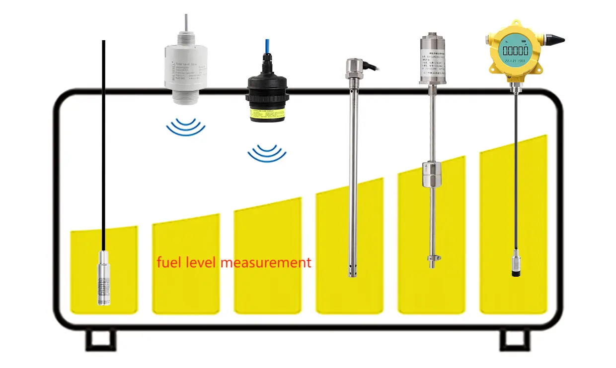 Holykell 4-20mA RS485 Transmisor de nivel de líquido Sumergible Agua Diesel Sensor de nivel de tanque de combustible