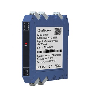 MSC80A: Convertidor de señal analógica aislada montada en riel DIN 0.15% 0-10Vdc a 4-20ma con aislamiento de 2KV entrada-salida-potencia - Product Image 4