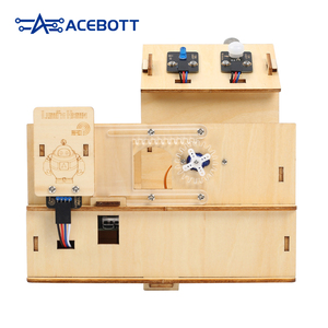 ACEBOTT Micro bit Holz Smart House Coding Starter Kit Anfänger IoT Bluetooth Fernbedienung DIY Lernspiel zeug für Arduino - Product Image 5