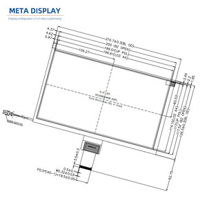 9 Inch TFT <strong>LCD</strong> <strong>Display</strong> 1024x600 LVDS 8 BIT HX8282A11 IPS <strong>LCD</strong> Module - Product Image 1