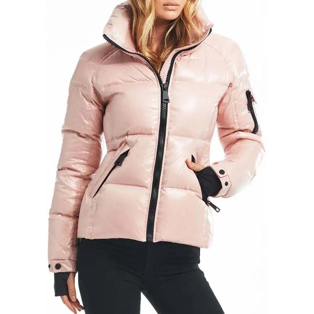 Jaqueta de inverno para mulheres, casaco esportivo personalizado para inverno