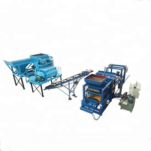 Fuda, totalmente automático, hidráulico, con enclavamiento, pavimentación, Hourdis, máquina de fabricación de bloques, conjunto completo, línea de producción - Product Image 1