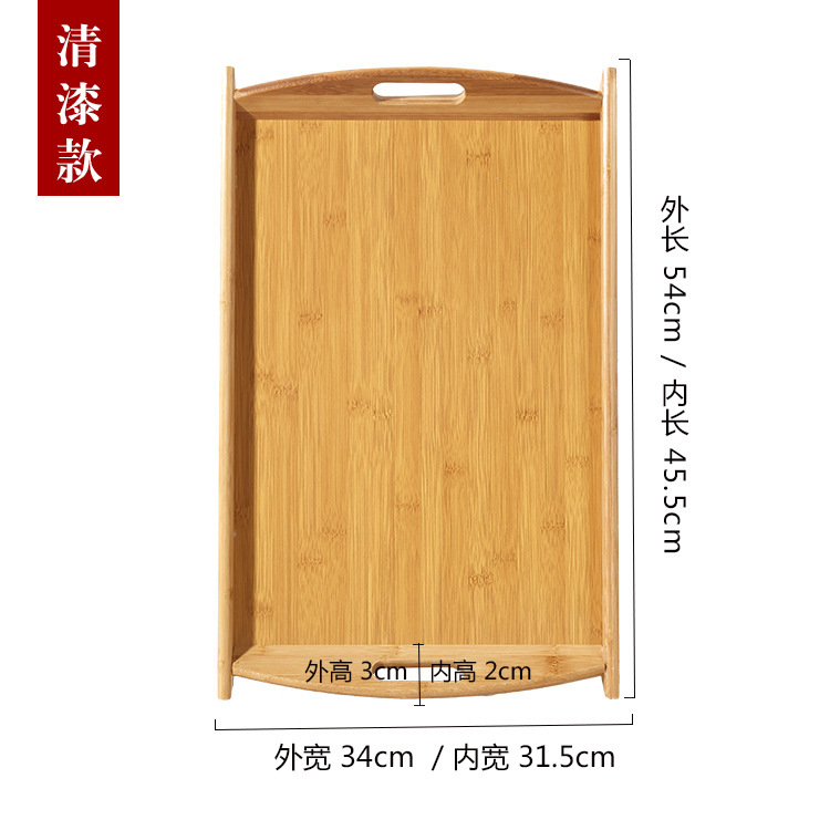 Double-eared slanted opening 54*34 Clear varnish