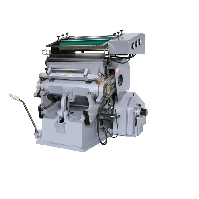 Semi-automatica Die taglio e macchina di stampaggio a Caldo per la Pelle Della Copertura Della Carta di Bordo