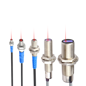 Leraun <span class=keywords><strong>sensor</strong></span> de medição de distância cilíndrica ajustável, 30-200mm, refletor laser