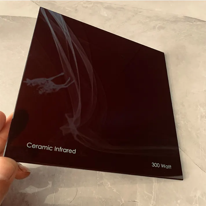 4 millimetri nero di ceramica di vetro resistente al calore vetro fornello a infrarossi