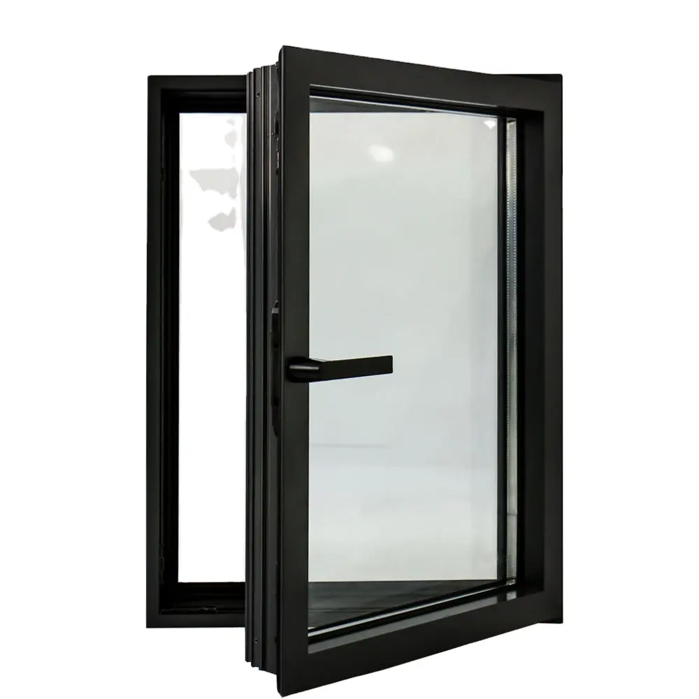 Ventana de vidrio laminado, ventanas triples de aluminio, con certificado NOA NFRC AS2047