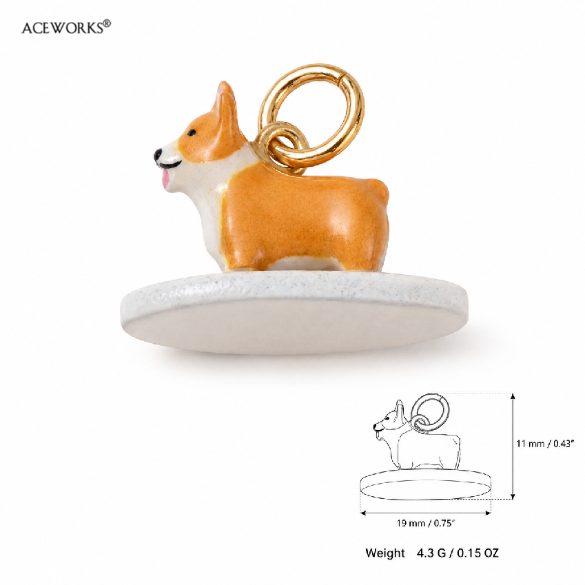 Breloque Corgi