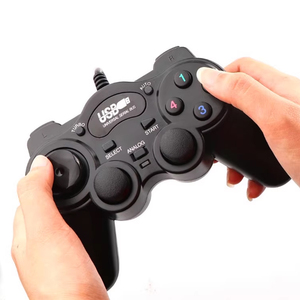 Gamepad USB con cable Joystick Game Controller Gamepad para PC WinXP WIN7 WIN8 WIN10