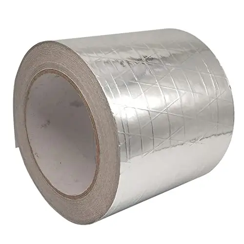 防水テープアルミホイル防水テープ熱温度コーティング48mm72Mm難燃性アルミホイルテープ