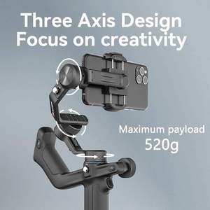 FeiyuTech SCORP Mini P 3 eksenli sabitleyici Gimbal telefon tutucu Smartphone kamera için 360 ° rotasyon çift kavrama ile - Product Image 6