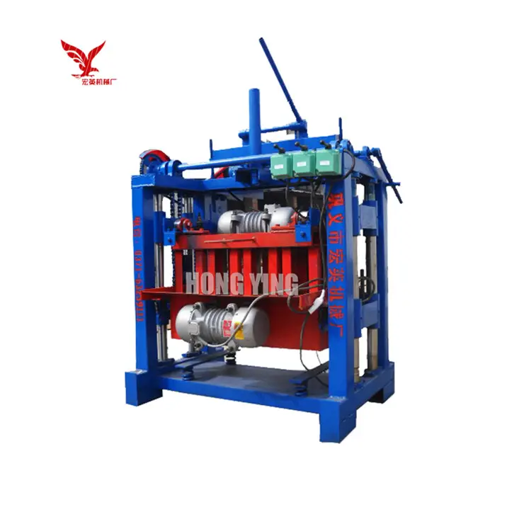 QMJ4-35A Hot Sale Factory Price Automatic Hollow Interlock Paving Tile Small Fly Ash Brick Making Machine Price In India