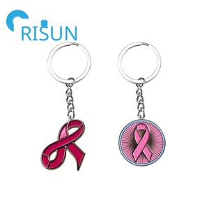 Aangepaste Emaille Overlevende Roze Lint Borstkanker Bewustzijn Sleutelhanger Custom <span class=keywords><strong>Survivor</strong></span> Borstkanker Bewustzijn Sleutelhanger Sleutelhanger - Product Image 5