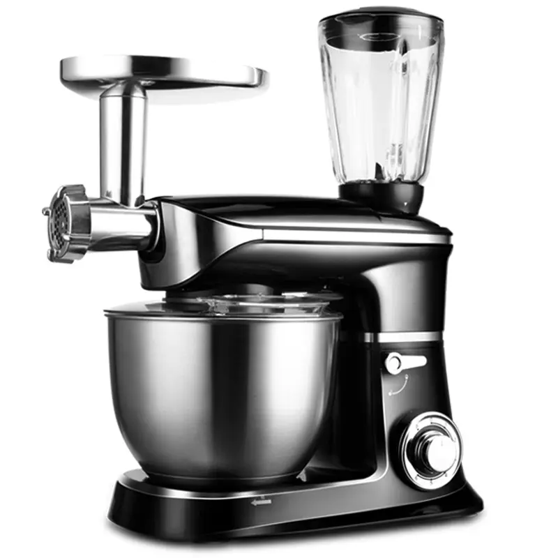 Heavy Duty 6 Speed Powerful 1200w Mixer With Stainless Steel Bowl 3-in-1 Stand Mixer With Dough Hooks Electric Hand Food Mixer