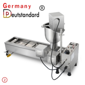 Kommerzielle voll automatische Mochi elektrische Maquina Para de Hacer Mini Donas Donut <span class=keywords><strong>Donuts</strong></span> Hersteller Füll fritte use Herstellungs maschine - Product Image 2