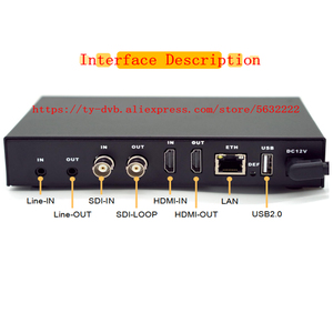 4k H265 H264高清编码器高清视频编码器SRT Rtmp网络广播推送流高清到IP SDI到IP HTTP UDP RT SP Rtmp IPTV设备