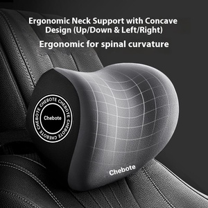 Komfortables HONGLILAI Auto Kopfstütze Nacken kissen Weicher Memory Foam In-Car Lendenwirbel stütz kissen Lang sitzende Massage funktion - Product Image 3