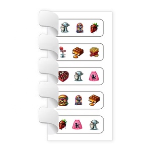 Kéo Tab Cờ Bạc Vé Tùy Chỉnh Mô Hình 5 Cửa Sổ Bóc Giành Chiến Thắng Giải Thưởng Đầy Đủ Màu Sắc In Kỹ Thuật Số - Product Image 4