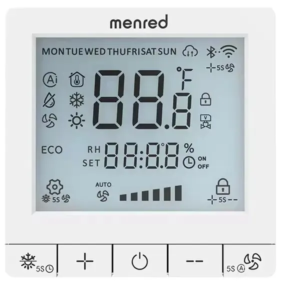 Tuya WiFi Smart Device Climatiseur Central Thermostat Régulateur de température Ventilateur à 3 vitesses Thermostat wifi tuya