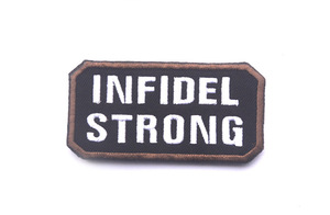 <span class=keywords><strong>Infidel</strong></span> <span class=keywords><strong>infidel</strong></span> (một người không tin cùng tôn giáo một người khác) thêu cho miếng vá cánh tay-PU thân thiện với môi trường - Product Image 5