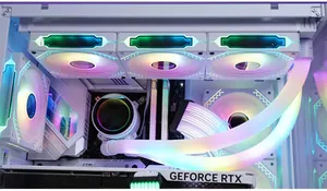 カスタムRGBカラーファンデスクトップゲームMINI-ITX USB3.0 ATX PCケースMATXシャーシミッドタワー強化ガラスコンピュータケースUSB3.0 HDD - Product Image 5