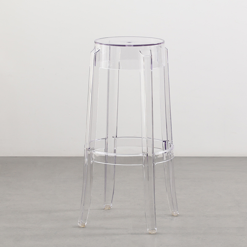 Tabourets de bar transparents