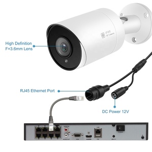 Plug and Play Working with Hik Poe Nvr 5MP Ip67 Waterproof Bullet Poe Network <strong>Security</strong> Ip <strong>Camera</strong>,with 2.8mm Lens and 30M IR - Product Image 6