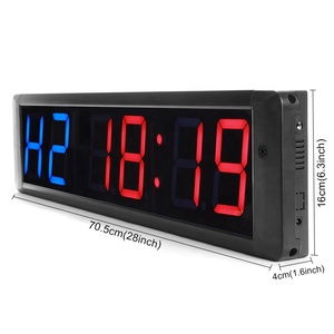 4 Zoll 6-stelliges großes Display Digitale LED-Uhr Crossfit Workout Intervall Timer Gym Timer - Product Image 1