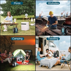 Makita 18V pil için 350W 2port taşınabilir DC 18V AC 110-120V açık jeneratörler dönüştürücü USB-A tip-c Port LED ışık - Product Image 6