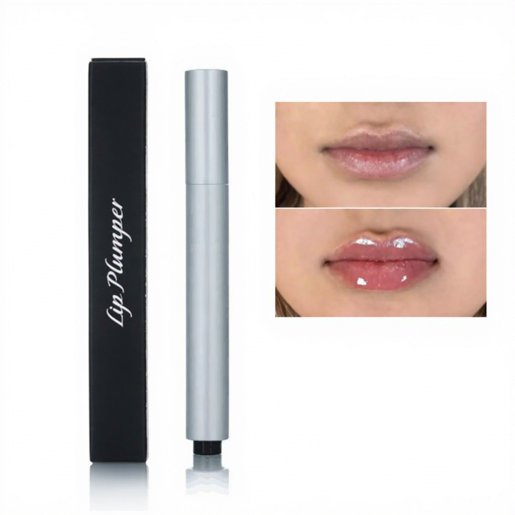Repulpeur de lèvres extrême en tube argenté mat