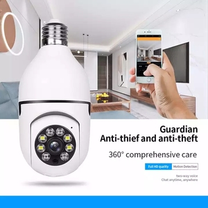 Главная Смарт Беспроводная Ip Hd 360 градусов видеонаблюдения Ptz электрическая лампочка с поддержкой Wi-Fi Cctv сетевая камера - Product Image 3