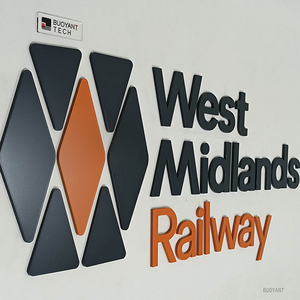 Индивидуальная 3D-вывеска без подсветки для офиса, внутренняя настенная табличка для бизнеса, интерьерная офисная вывеска, 3D-буквы для компании - Product Image 1