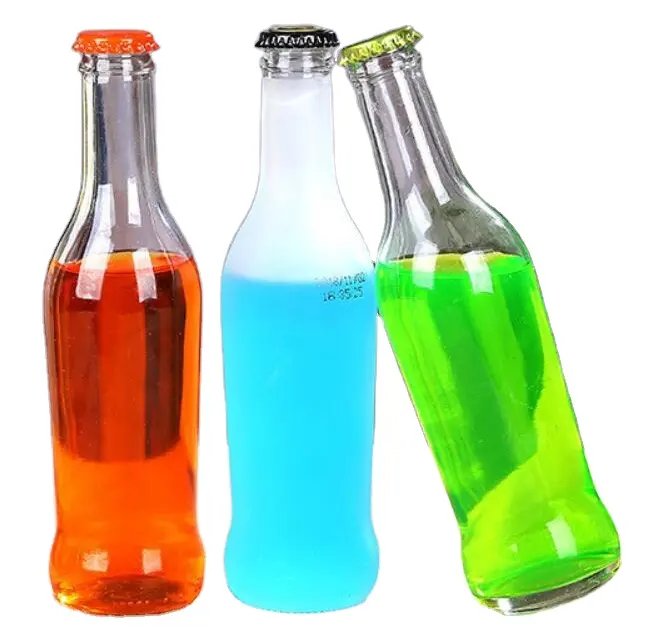 Grosir Botol Soda Kaca Bir Koktail 250Ml 275Ml dengan Tutup Mahkota Logam