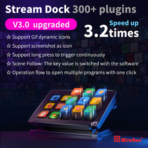Venta caliente 15 teclas Stream Deck LCD Visual personalizado programable Macro teclado venta directa de fábrica OEM/ODM disponible - Product Image 3