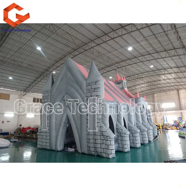 Big Customized Inflatable Church Building Tent, Romantic Wedding Party Tent Outdoor