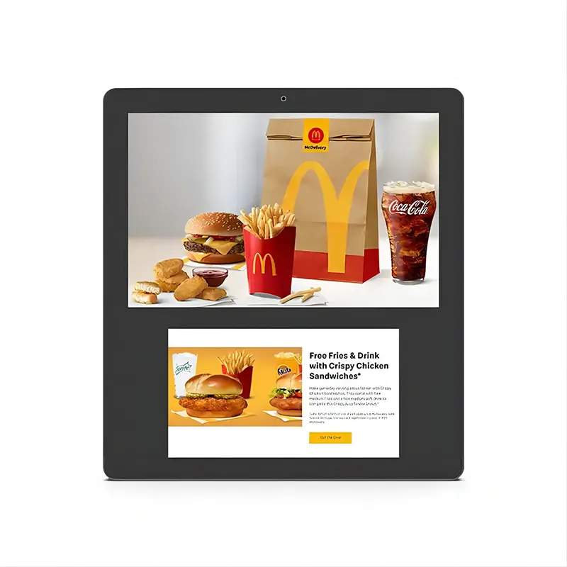 Tablette Android professionnelle, lecteur publicitaire, affichage numérique, double écran 10.1 13. 3 15.6 pouces tablette Pc écran Lcd