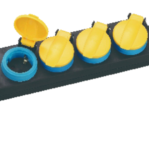 Toma de corriente de extensión de enchufe múltiple IP44 16A personalizable a la venta fácil de usar con soportes a prueba de agua - Product Image 1