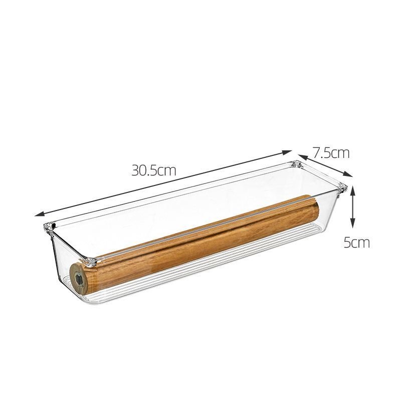 Rectangle PET transparent de taille moyenne, 30,6*7,5*5,5 cm
