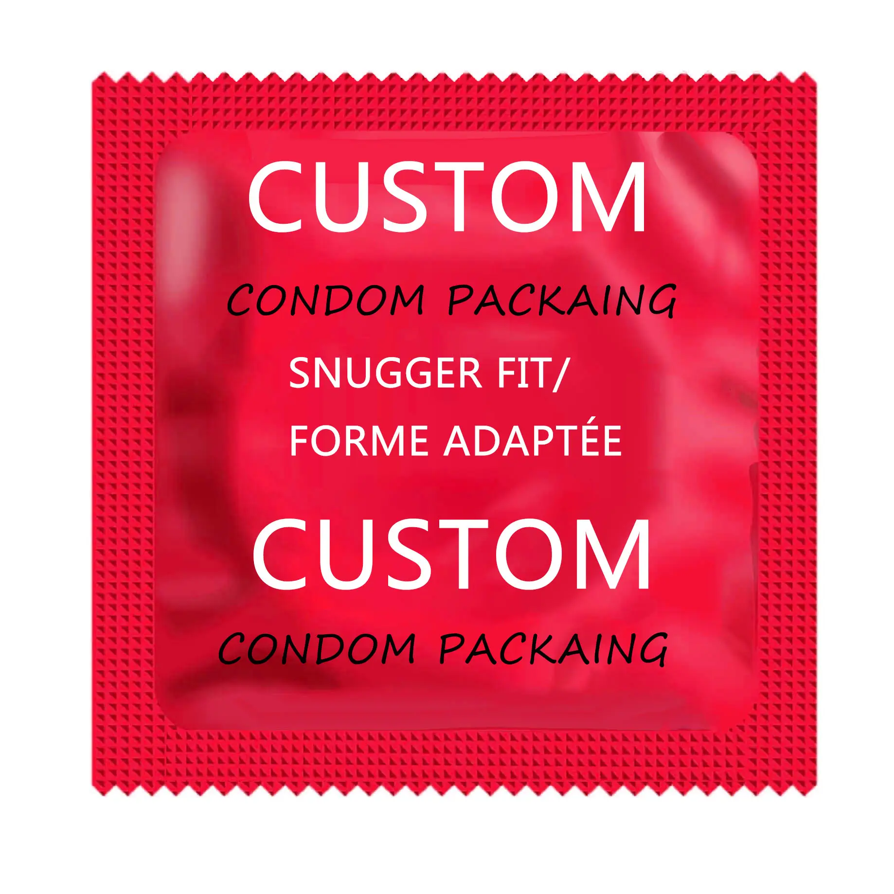 Embalaje de lámina de preservativo personalizable para hombre y mujer, bolsita de muestra de té, embalaje transparente biodegradable de grado alimenticio para preservativo