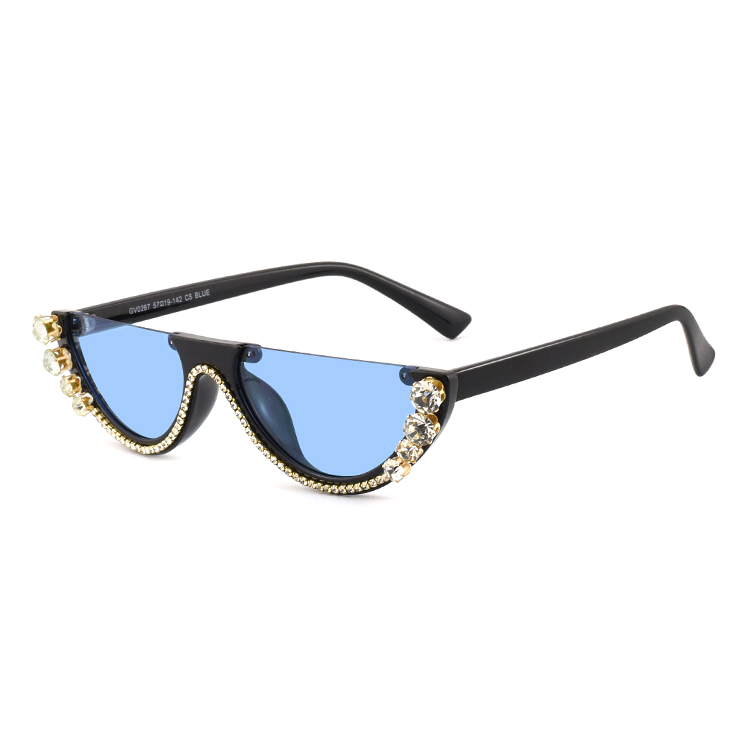 C5 Black BLUE LENS