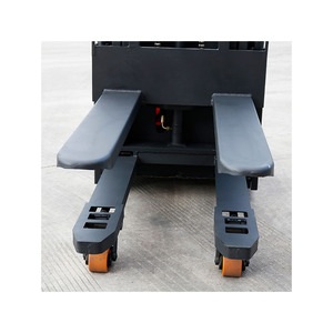 Haizhili 1.5Ton 3mフルエレクトリックスタッカーウォークストラドル脚ワイドサポート脚両面パレットフォークリフト電気用 - Product Image 4
