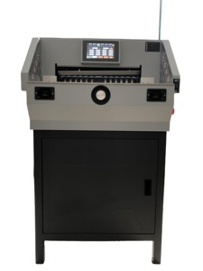 FRONT H490T Electric Paper Cutter 100groups X 96 <strong>Steps</strong> <strong>Program</strong> 60mm Cut Thickness <strong>with</strong> <strong>7</strong> Inch Touch Screen for Trimming Books - Product Image 2