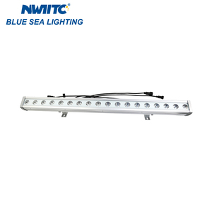 ไฟ LED ติดผนังแบบ18X3W RGB 3in1ไฟราว LED อลูมิเนียม LED ไฟส่องสว่างพื้นหลังเป็นเส้นตรง - Product Image 3